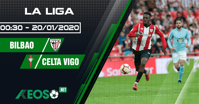 Soi kèo, nhận định Athletic Bilbao vs Celta Vigo 00h30 ngày 20/01/2020
