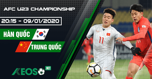 Soi kèo, nhận định U23 Hàn Quốc vs U23 Trung Quốc 20h15 ngày 09/01/2020