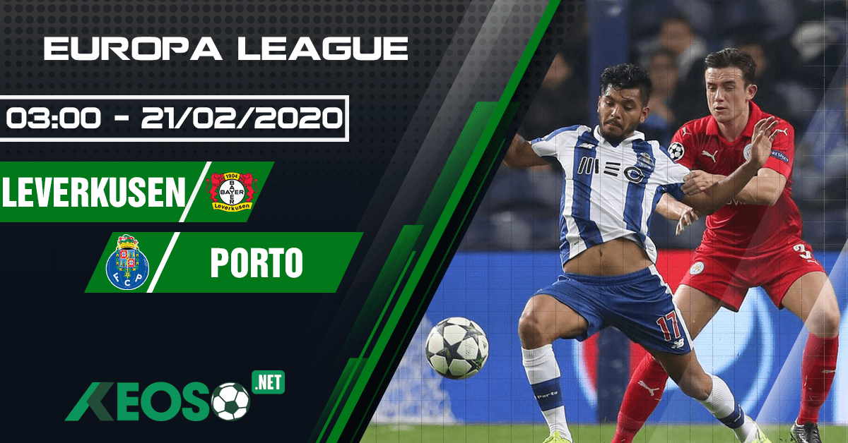 Soi kèo, nhận định Bayer Leverkusen vs FC Porto 03h00 ngày 21/02/2020