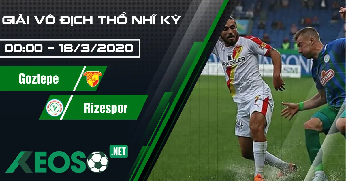 Soi kèo, nhận định Goztepe vs Rizespor 00h00 ngày 18/03/2020