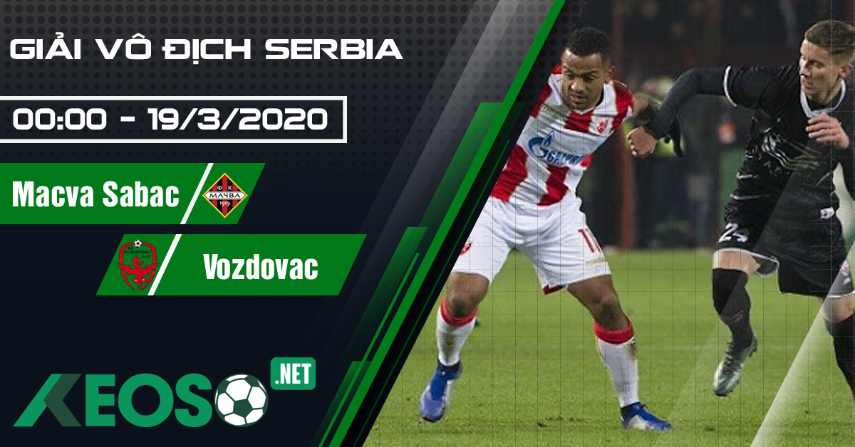 Soi kèo, nhận định Macva Sabac vs Vozdovac 00h00 ngày 19/03/2020