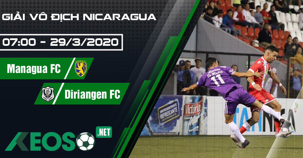 Soi kèo, nhận định Managua FC vs Diriangen FC 07h00 ngày 29/03/2020