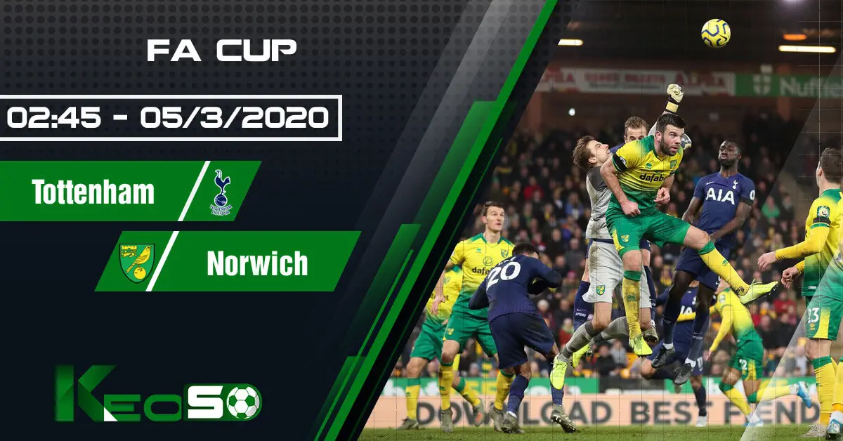 Soi kèo, nhận định Tottenham vs Norwich 02h45 ngày 05/03/2020