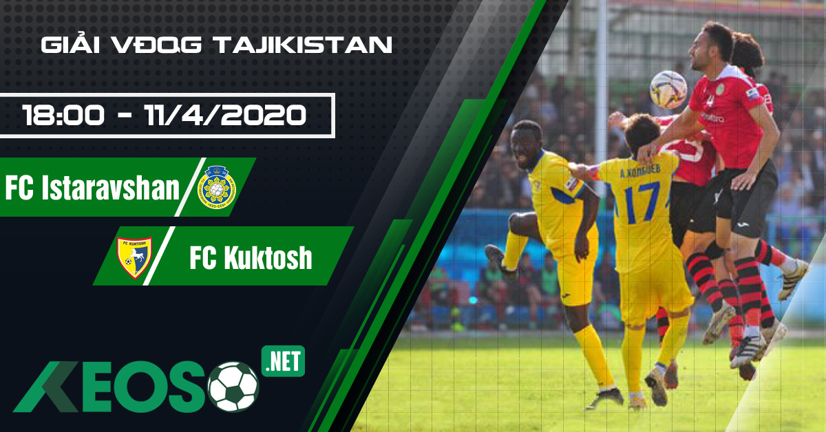 Soi kèo, nhận định FC Istaravshan vs FC Kuktosh 18h00 ngày 11/04/2020