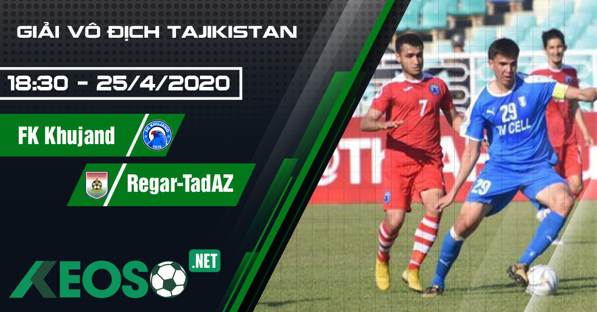 Soi kèo, nhận định FK Khujand vs Regar-TadAZ 18h30 ngày 25/04/2020