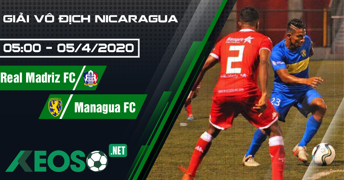 Soi kèo, nhận định Real Madriz FC vs Managua FC 05h00 ngày 05/04/2020