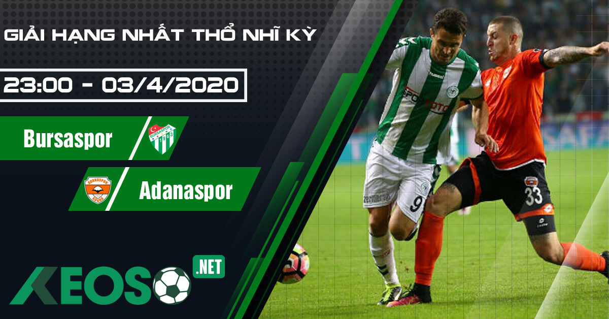 Soi kèo, nhận định Bursaspor vs Adanaspor 23h00 ngày 03/04/2020
