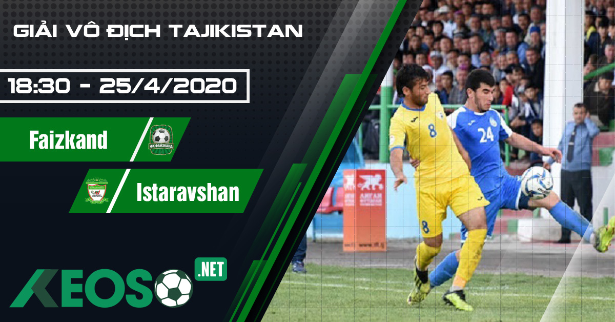 Soi kèo, nhận định Faizkand vs Istaravshan 18h30 ngày 25/04/2020