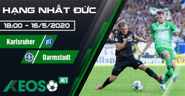 Soi kèo, nhận định Karlsruher vs Darmstadt 18h00 ngày 16/05/2020