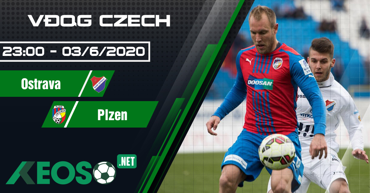 Soi kèo, nhận định Ostrava vs Plzen 23h00 ngày 03/06/2020