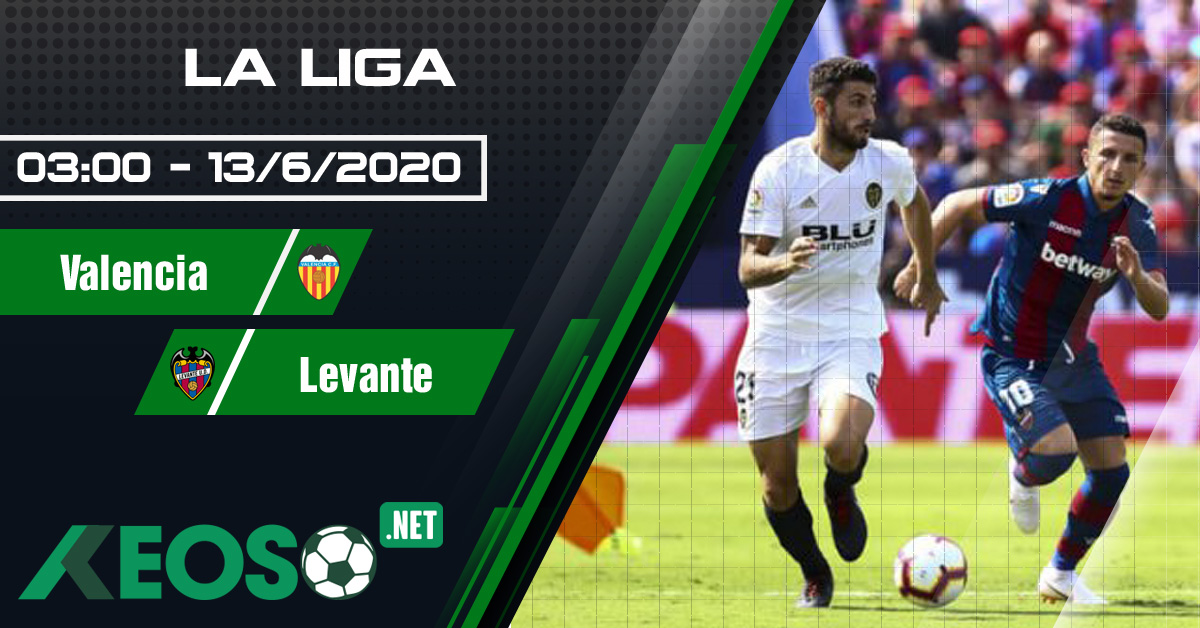 Soi kèo, nhận định Valencia vs Levante 03h00 ngày 13/06/2020