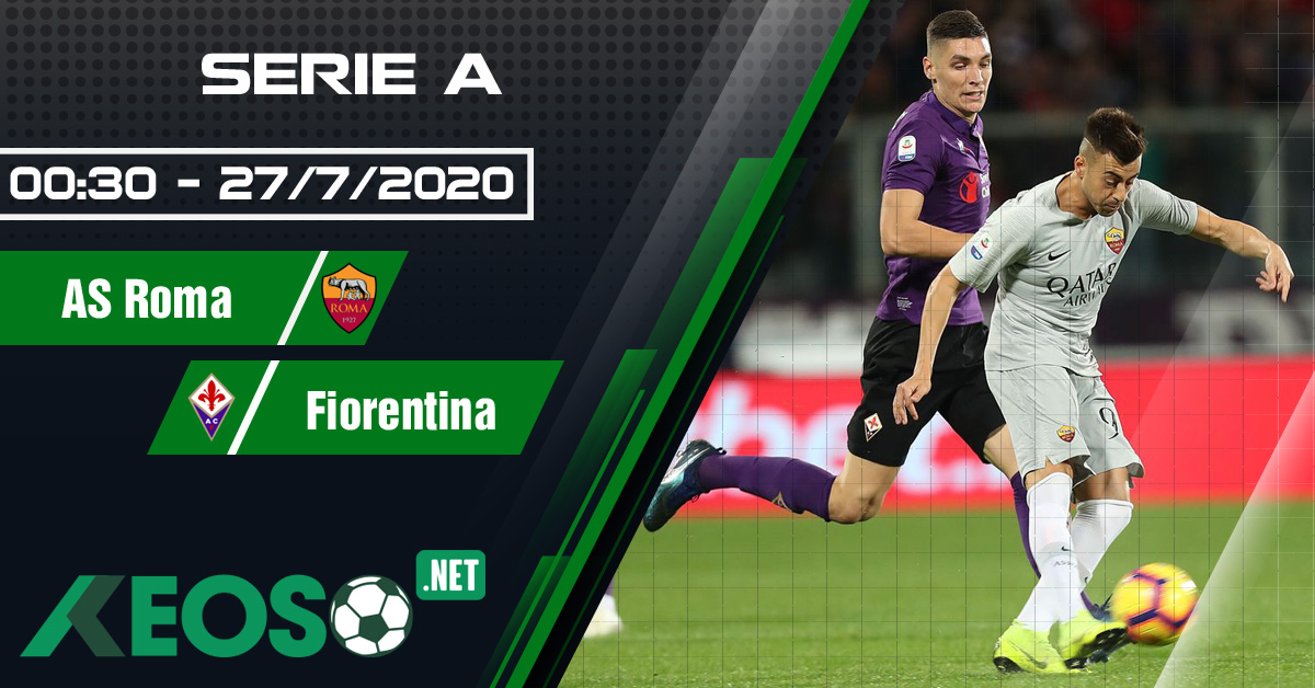 Soi kèo, nhận định AS Roma vs Fiorentina 00h30 ngày 27/07/2020