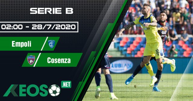 Soi kèo, nhận định Empoli vs Cosenza 02h00 ngày 28/07/2020