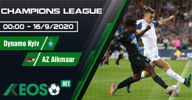 Soi kèo, nhận định Dynamo Kyiv vs AZ Alkmaar 00h00 ngày 16/09/2020