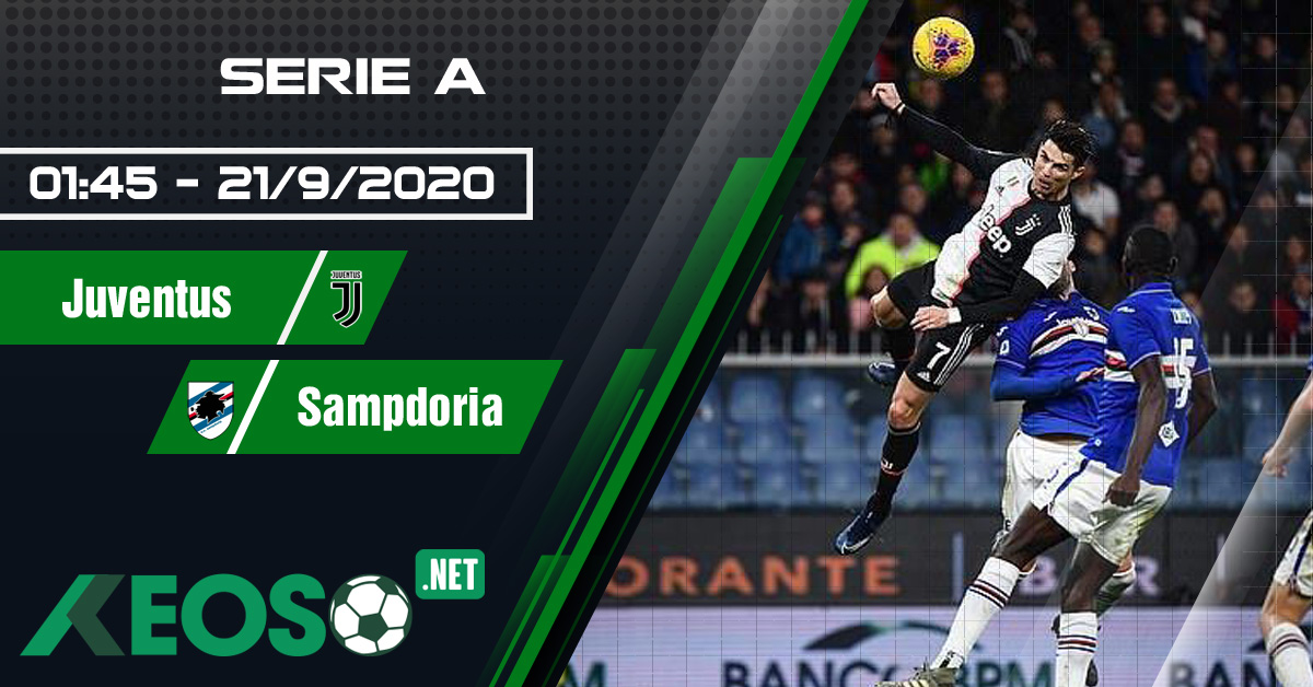 Soi kèo, nhận định Juventus vs Sampdoria 01h45 ngày 21/09/2020