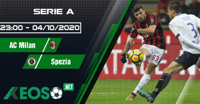 Soi kèo, nhận định AC Milan vs Spezia 23h00 ngày 04/10/2020