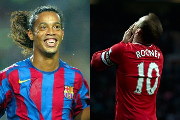 Tranh cãi việc Wayne Rooney vs Ronaldinho: Ai giỏi hơn ai?