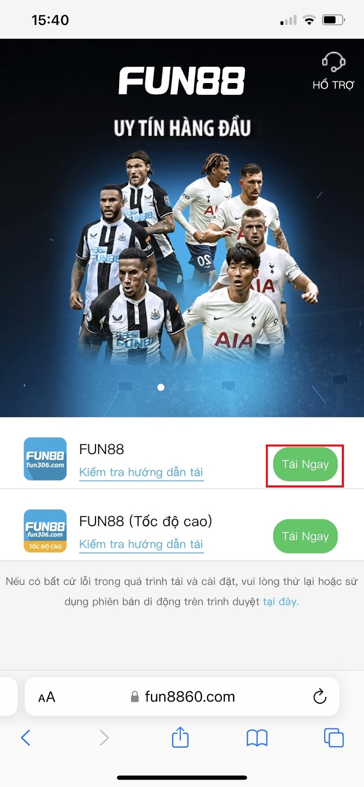 Download App Fun88 – Làm giàu 24/7