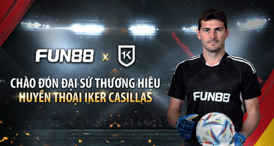 Iker Casillas, huyền thoại trở lại và cú bắt tay cùng thương hiệu thể thao hàng đầu Việt Nam FUN88
